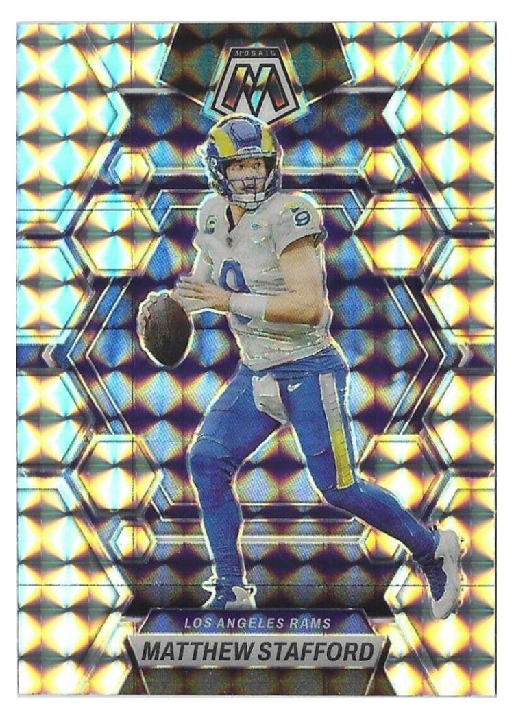 2023 Panini Mosaic Base Set Matthew Stafford #136 card