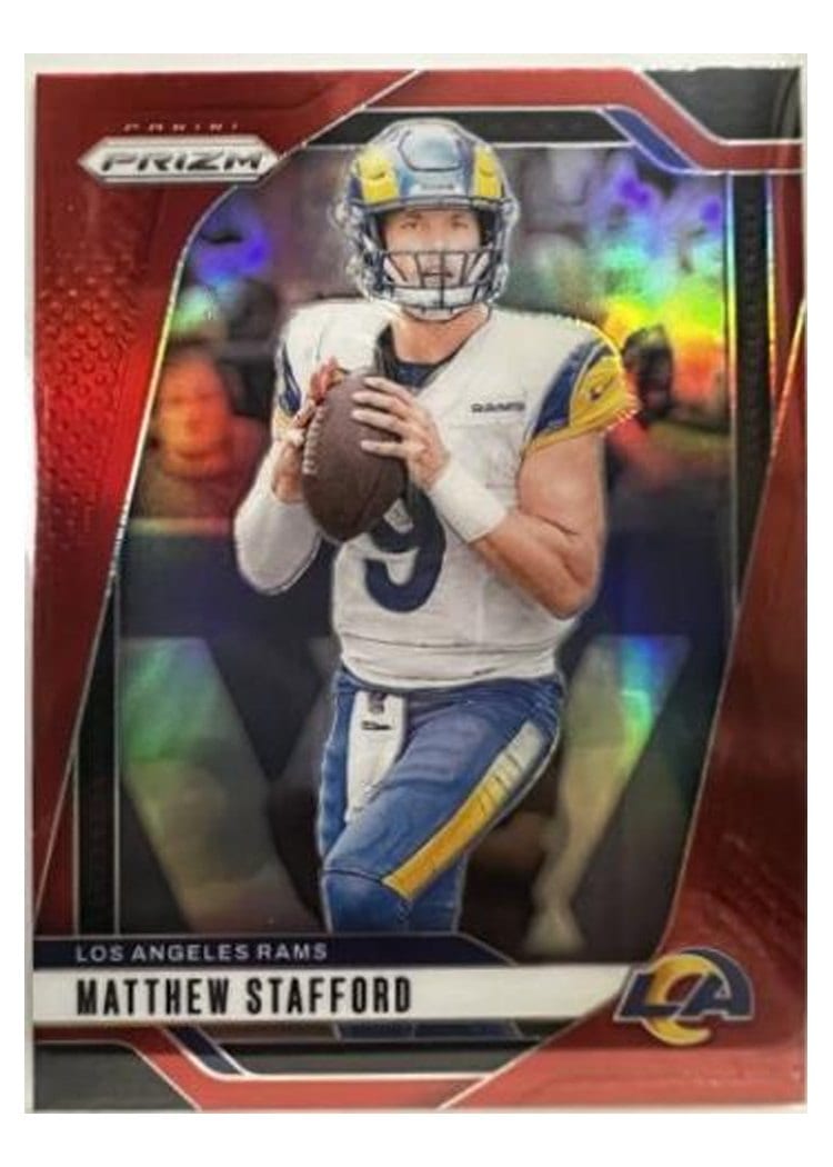 2024 Panini Prizm Base Set Matthew Stafford Red #166 card