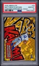 2025 Panini Absolute Kaboom! Horizontal Matthew Stafford #15 card