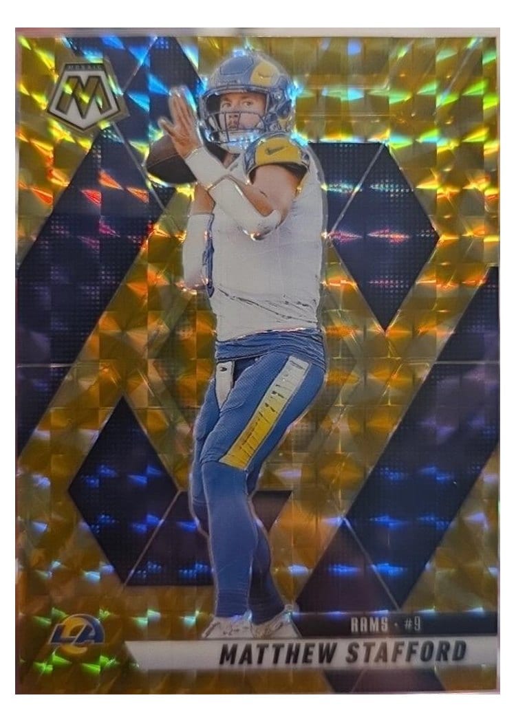 2025 Panini Mosaic Base Set Matthew Stafford #96 card