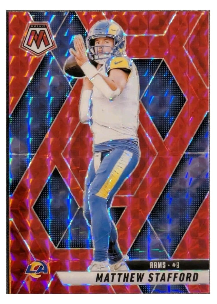 2025 Panini Mosaic Base Set Matthew Stafford #96 card
