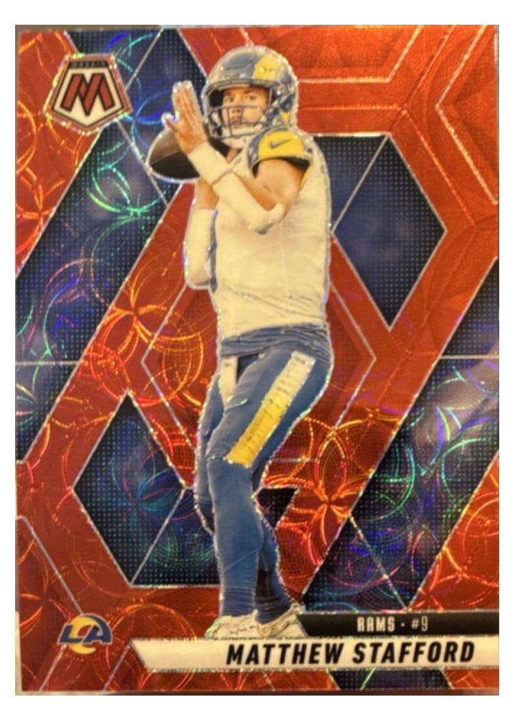 2025 Panini Mosaic Base Set Matthew Stafford #96 card