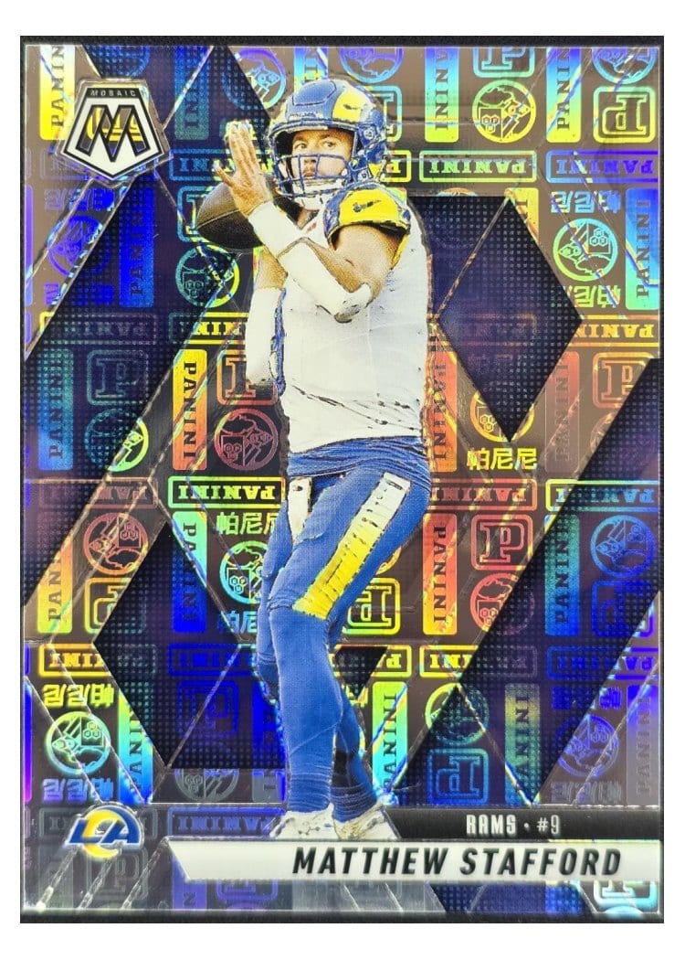 2025 Panini Mosaic Base Set Matthew Stafford #96 card