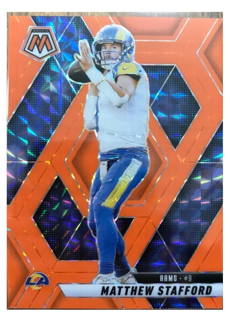 2025 Panini Mosaic Base Set Matthew Stafford #96 card