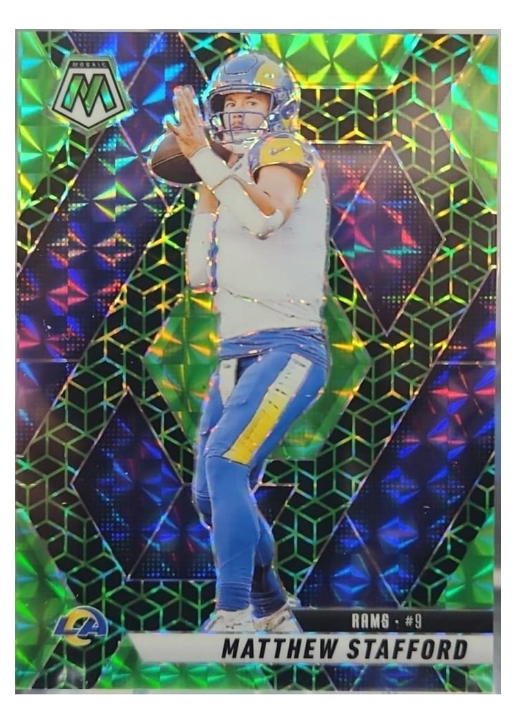2025 Panini Mosaic Base Set Matthew Stafford #96 card