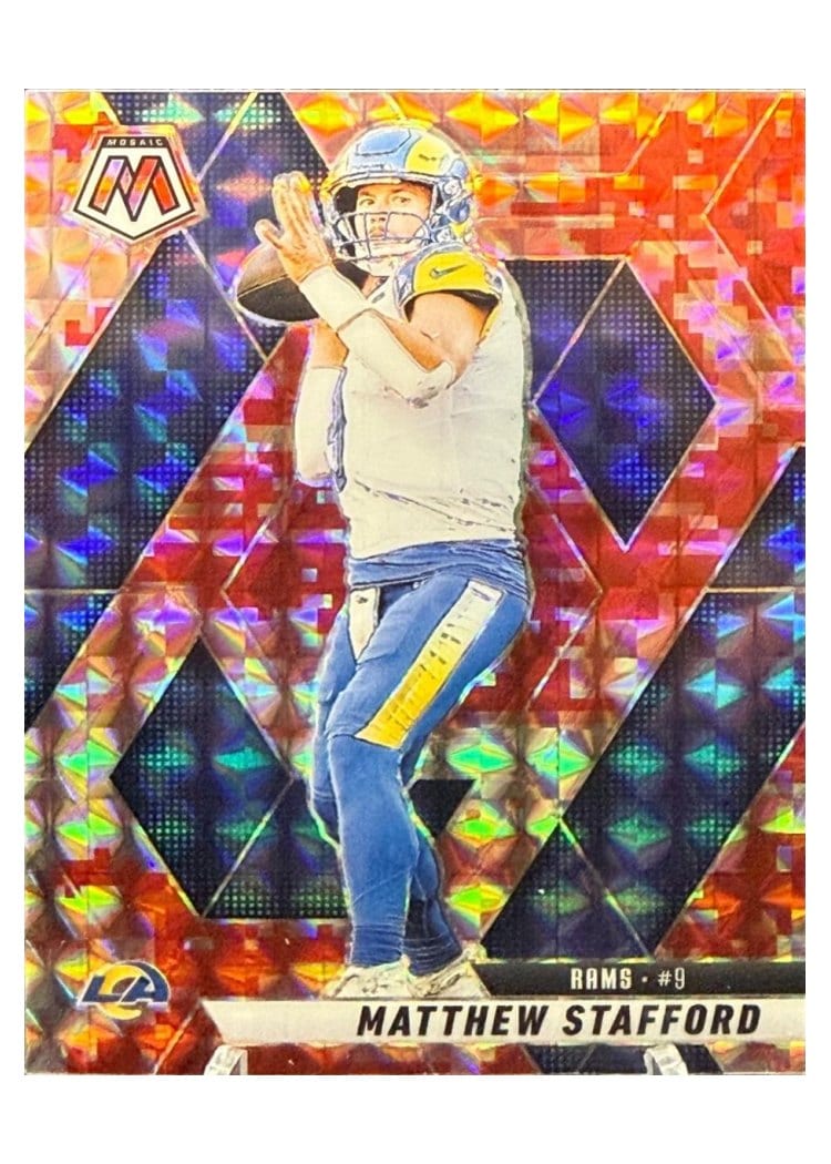 2025 Panini Mosaic Base Set Matthew Stafford #96 card