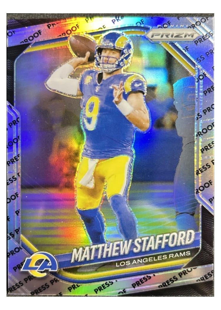 2025 Panini Prizm Base Set Matthew Stafford #21 card
