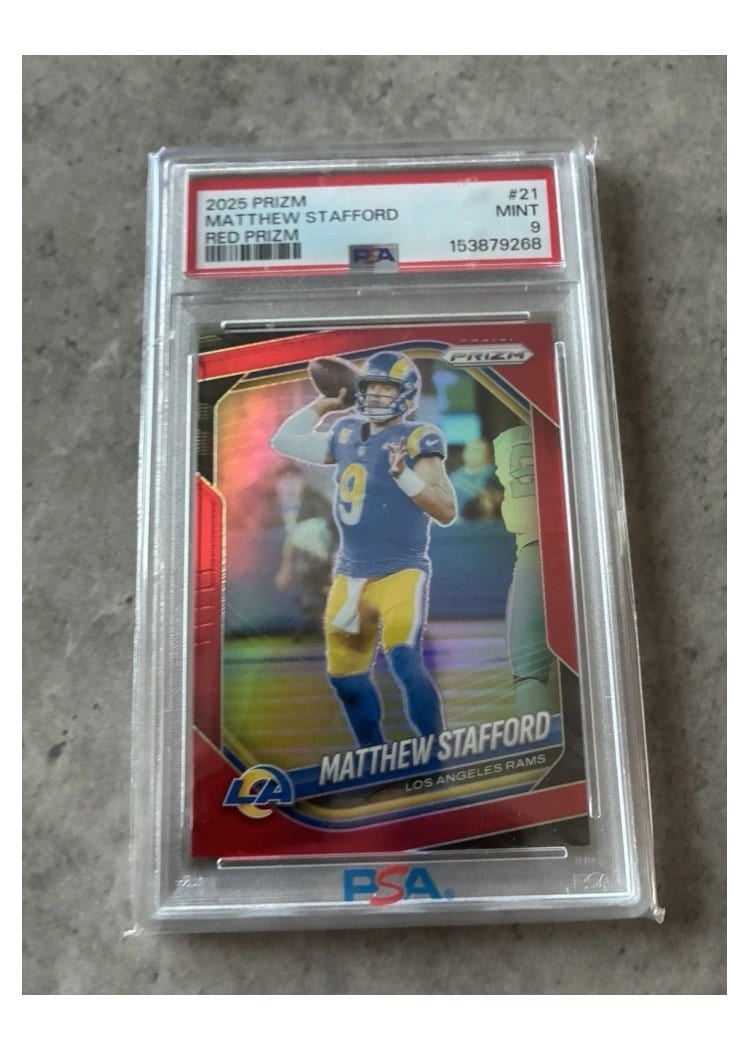 2025 Panini Prizm Base Set Matthew Stafford #21 card