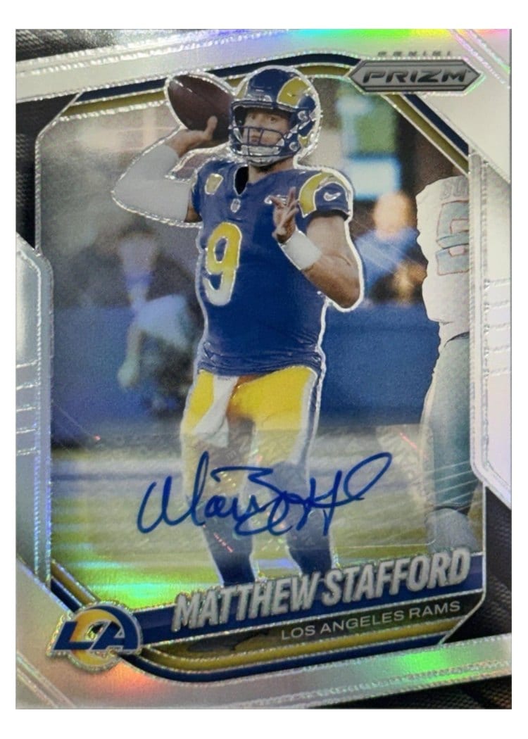 2025 Panini Prizm Base Set Matthew Stafford #21 card
