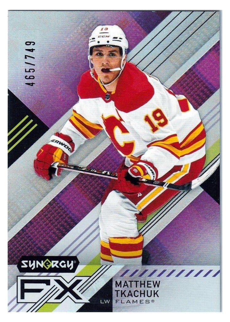 2021-22 Upper Deck Synergy Synergy FX Matthew Tkachuk #FX-MT card