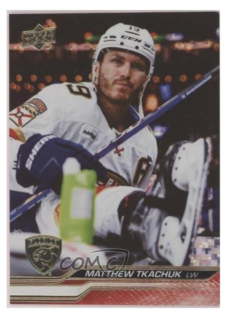 2023-24 Upper Deck Base Set Matthew Tkachuk #74 card