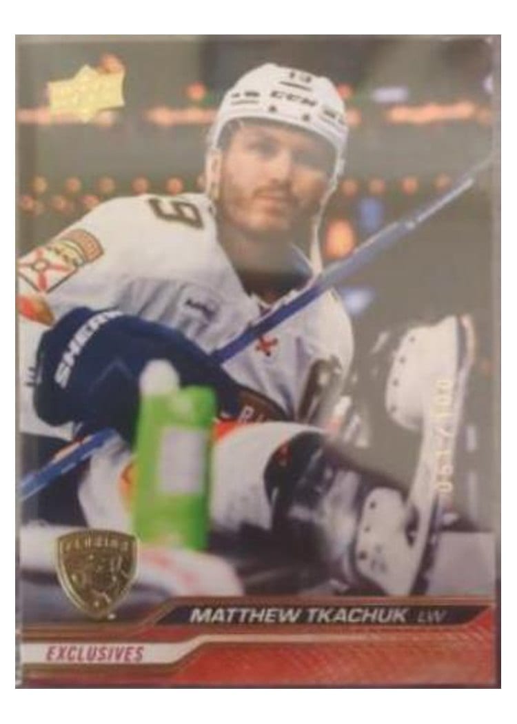 2023-24 Upper Deck Base Set Matthew Tkachuk #74 card