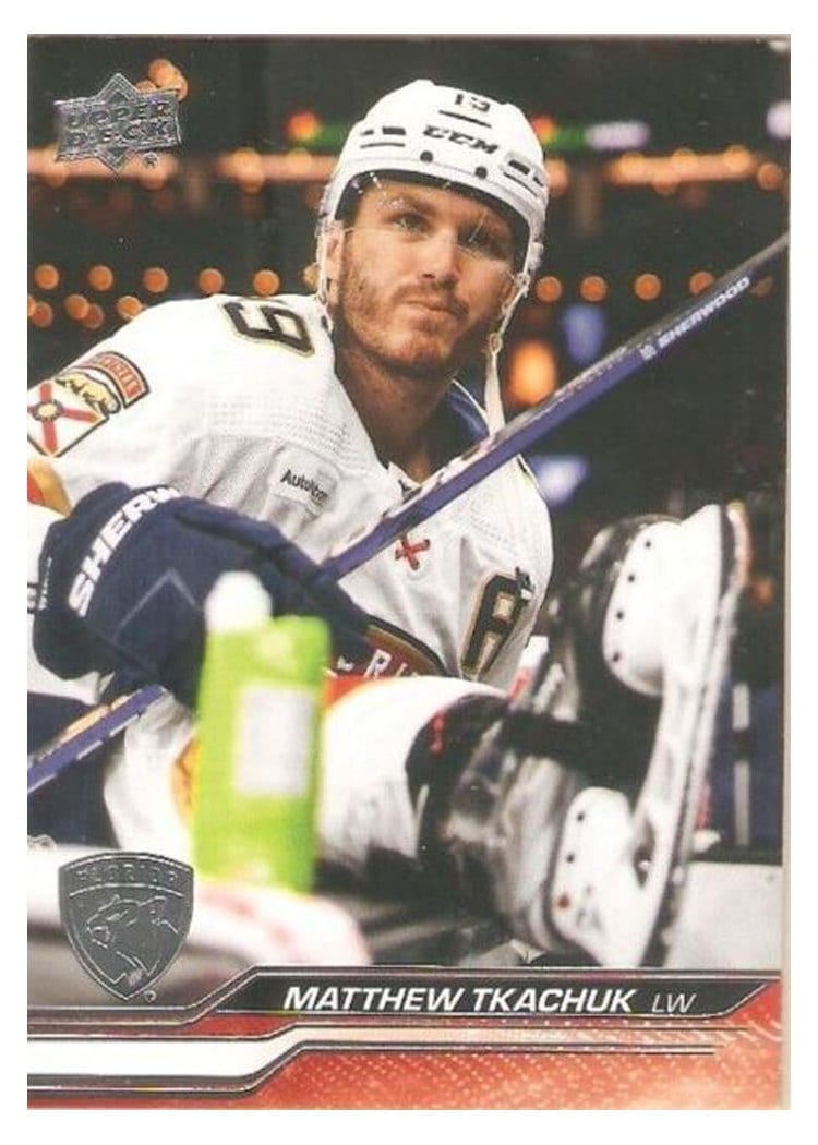 2023-24 Upper Deck Base Set Matthew Tkachuk #74 card