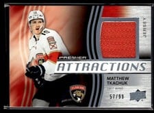 2023-24 Upper Deck Premier Premier Attractions Jersey Matthew Tkachuk #PA-MT card