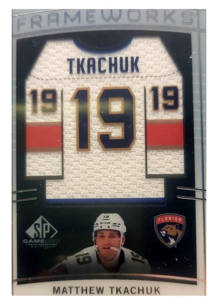 2024-25 SP Game Used Frameworks Matthew Tkachuk #F-MT