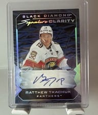 2025-26 Upper Deck Black Diamond Signature Clarity Matthew Tkachuk #SC-MT card