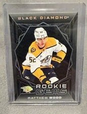 2025-26 Upper Deck Black Diamond Rookie Gems Matthew Wood #RG-MW card