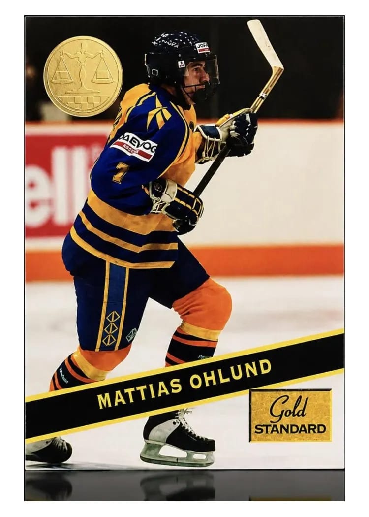1994 Signature Rookies Gold Standard Mattias Ohlund #89 card