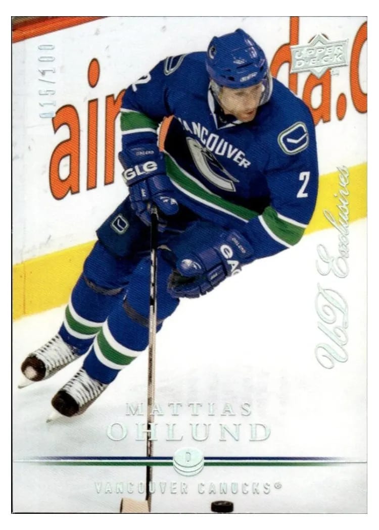 2008 Upper Deck Mattias Ohlund #7 card