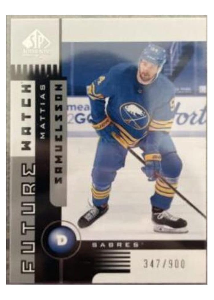 2021-22 SP Authentic 2001-02 Retro - Future Watch Mattias Samuelsson #01FW-MS card