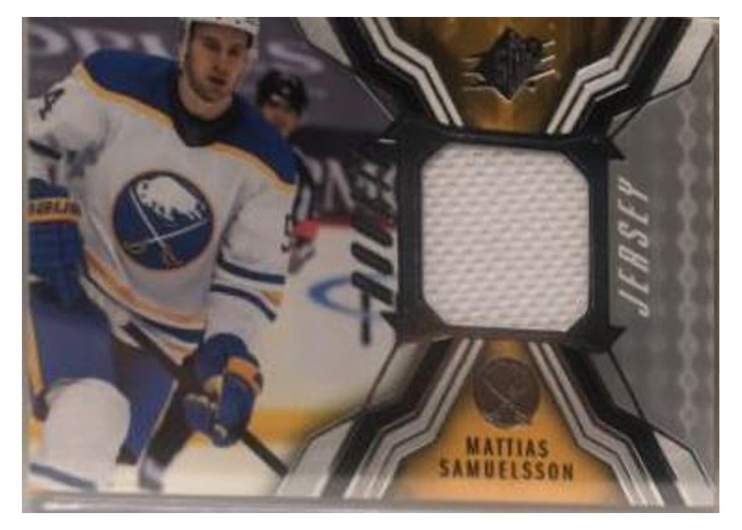2021-22 SPx Rookie Jersey Mattias Samuelsson #RJ-MS card