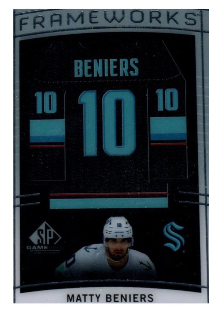 2024-25 SP Game Used Frameworks Matty Beniers #F-MB card