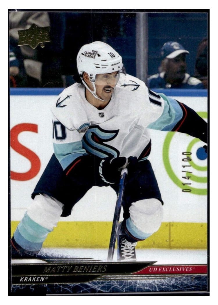 2024-25 Upper Deck Base Set Matty Beniers #391 card