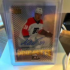 2024-25 Skybox Metal Universe Skybox Premium Prospects Auto Matvei Michkov #PP-6