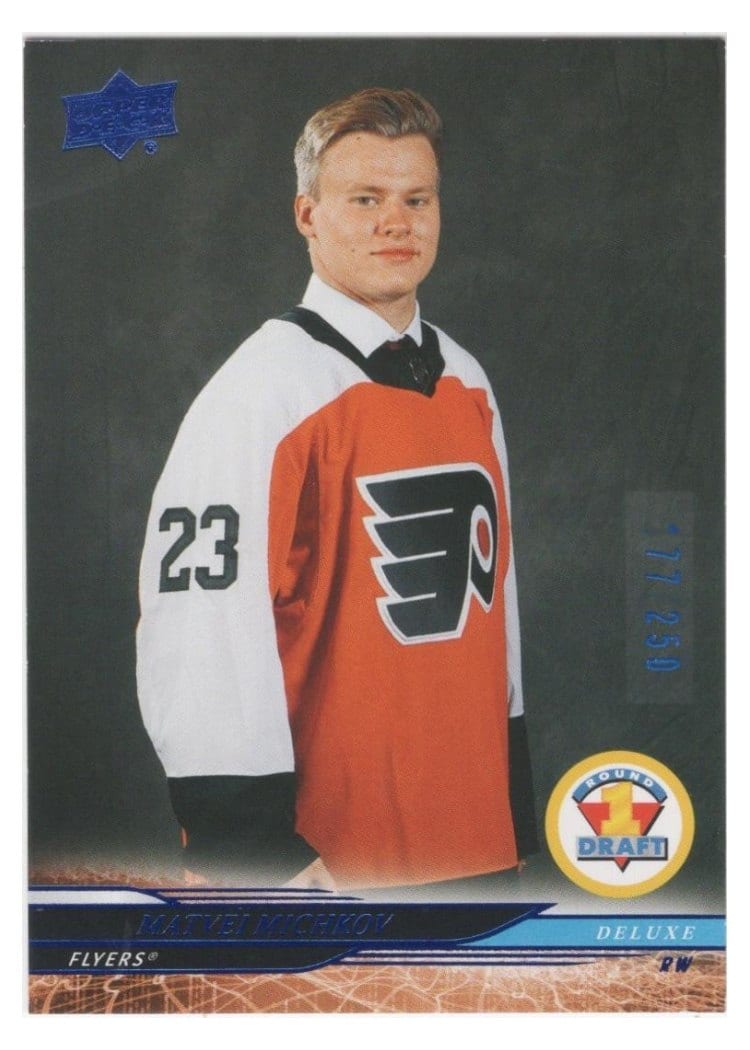 2024-25 Upper Deck Base Set Matvei Michkov #749 card