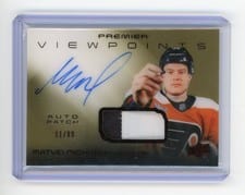 2024-25 Upper Deck Premier Viewpoints Auto Patch Matvei Michkov #V-MM card