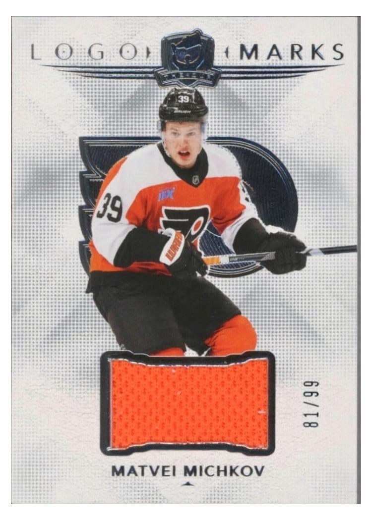 2024-25 Upper Deck The Cup Logomarks Matvei Michkov #LM-MM card