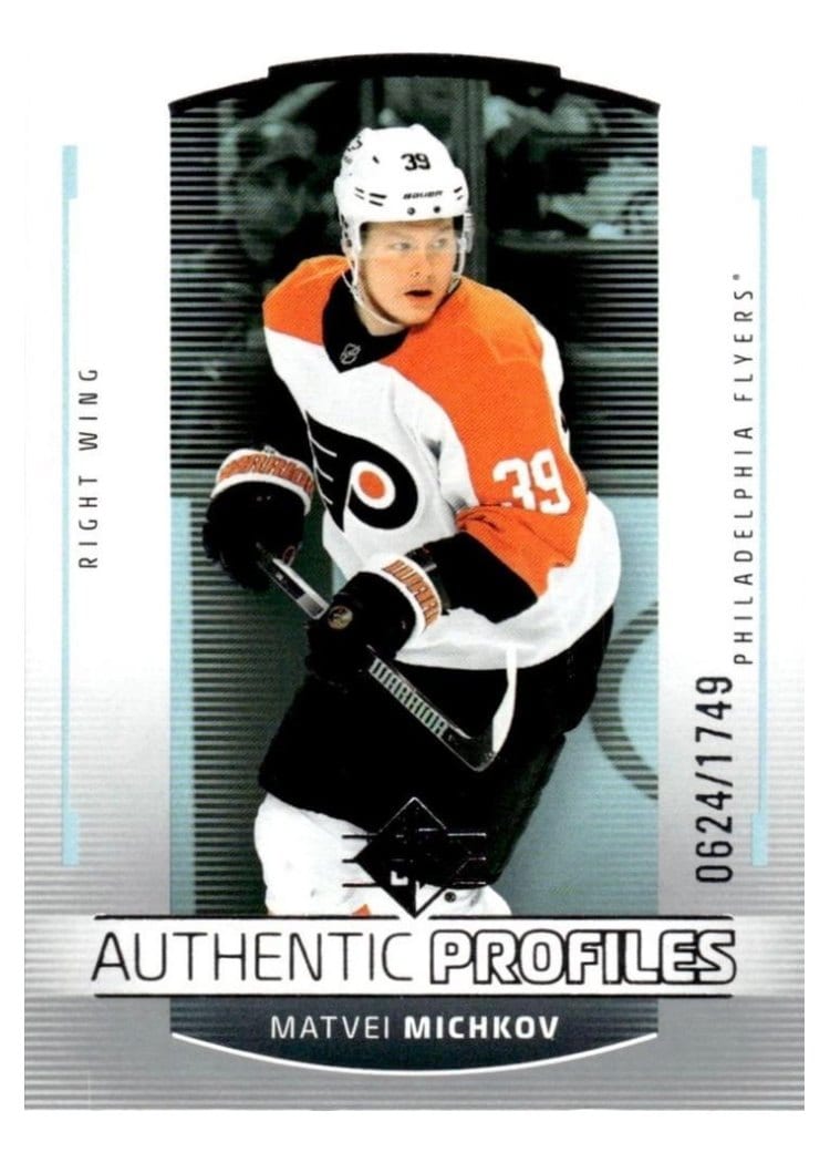 2025-26 SP Authentic Profiles Matvei Michkov #AP-13 card