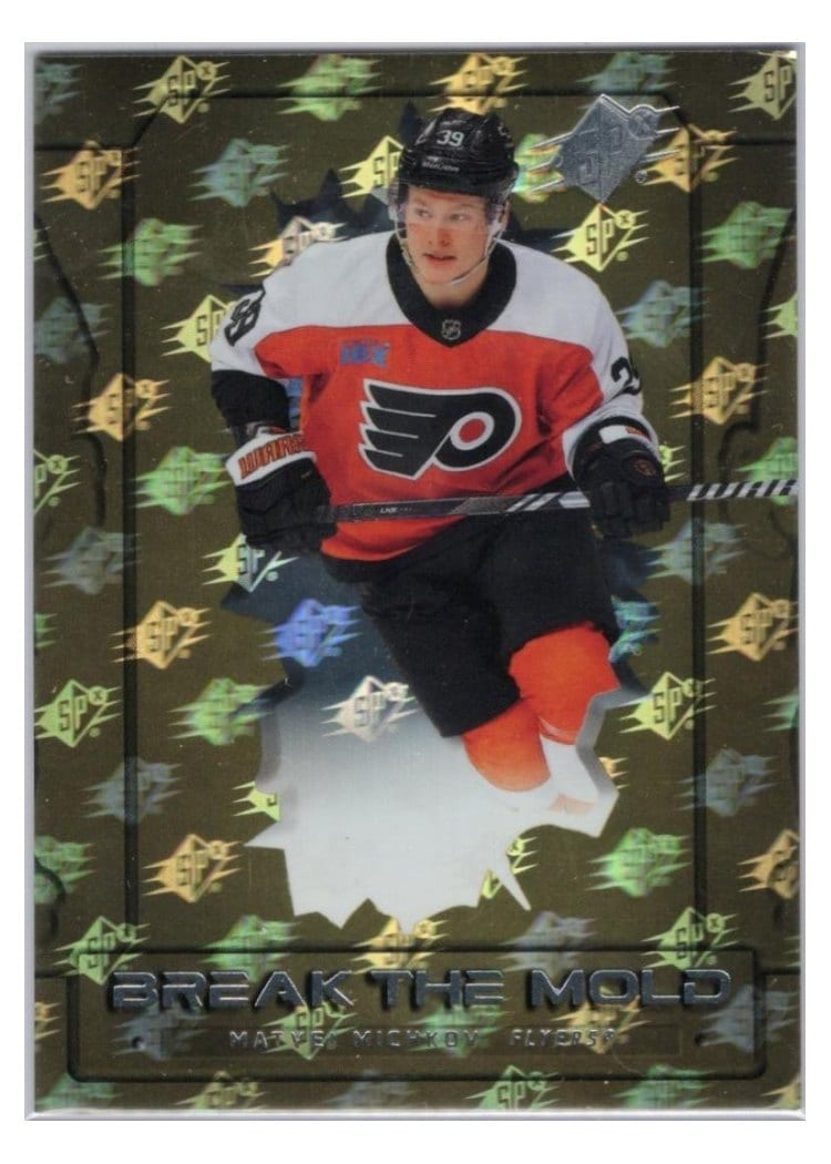 2025-26 SPx Break the Mold Matvei Michkov #BM-6 card