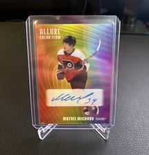 2025-26 Upper Deck Allure Color Flow Full Rainbow Auto Matvei Michkov #RA-MM