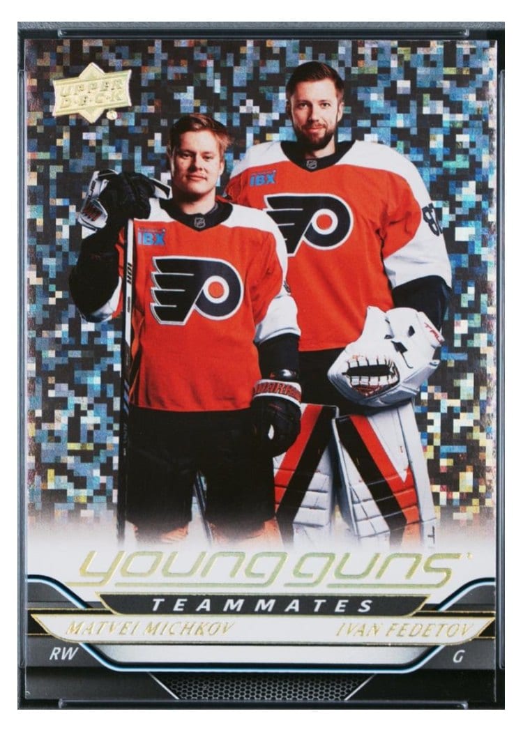 2024 Upper Deck Matvei Michkov / Ivan Fedotov #496 card