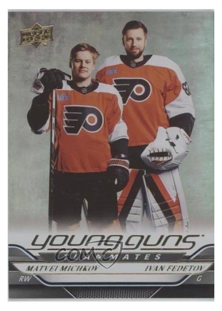 2024 Upper Deck Matvei Michkov / Ivan Fedotov #496 card