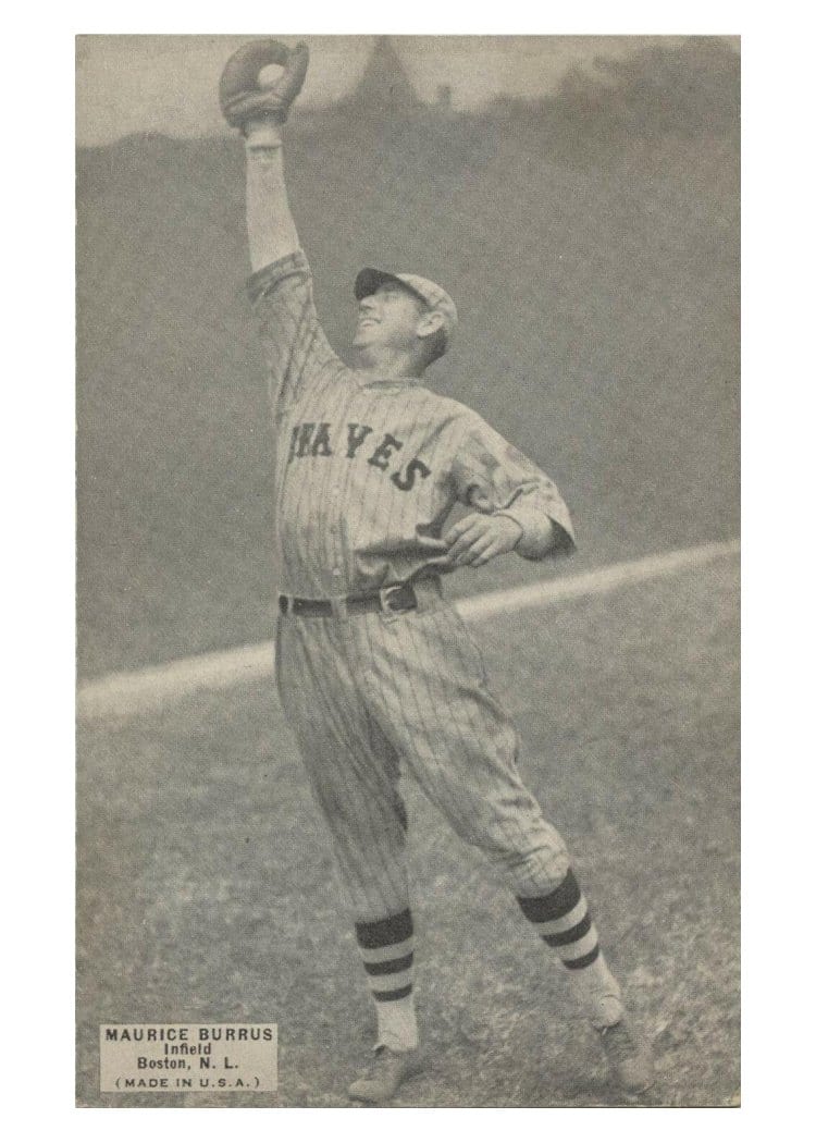 1925 Exhibits Maurice Burrus card