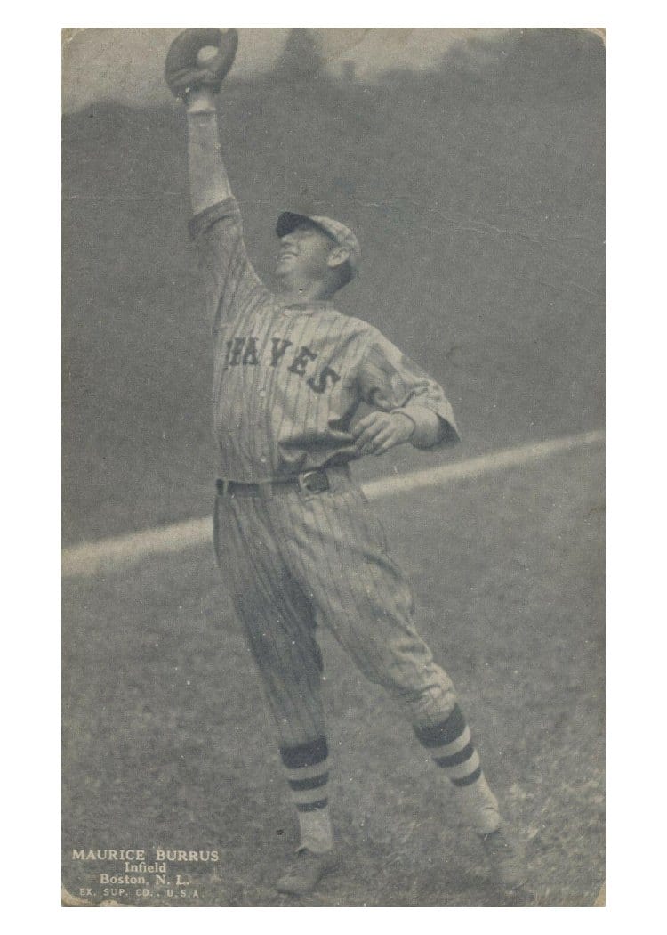 1926 Exhibits Maurice Burrus card