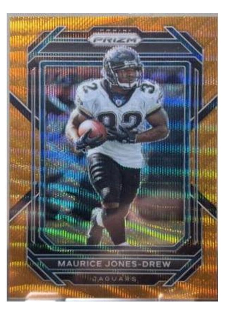 2022 Panini Prizm Base Set Maurice Jones-Drew Orange Wave #138 card