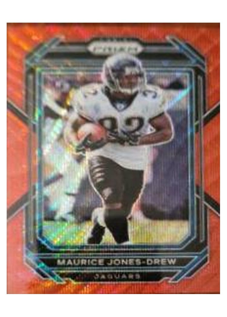 2022 Panini Prizm Base Set Maurice Jones-Drew Red Wave #138 card
