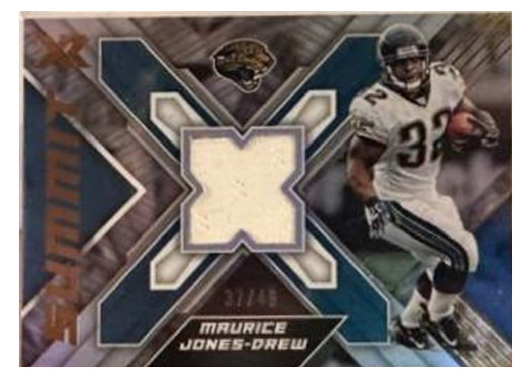 2022 Panini XR Summit Swatches Maurice Jones-Drew #SS-26 card