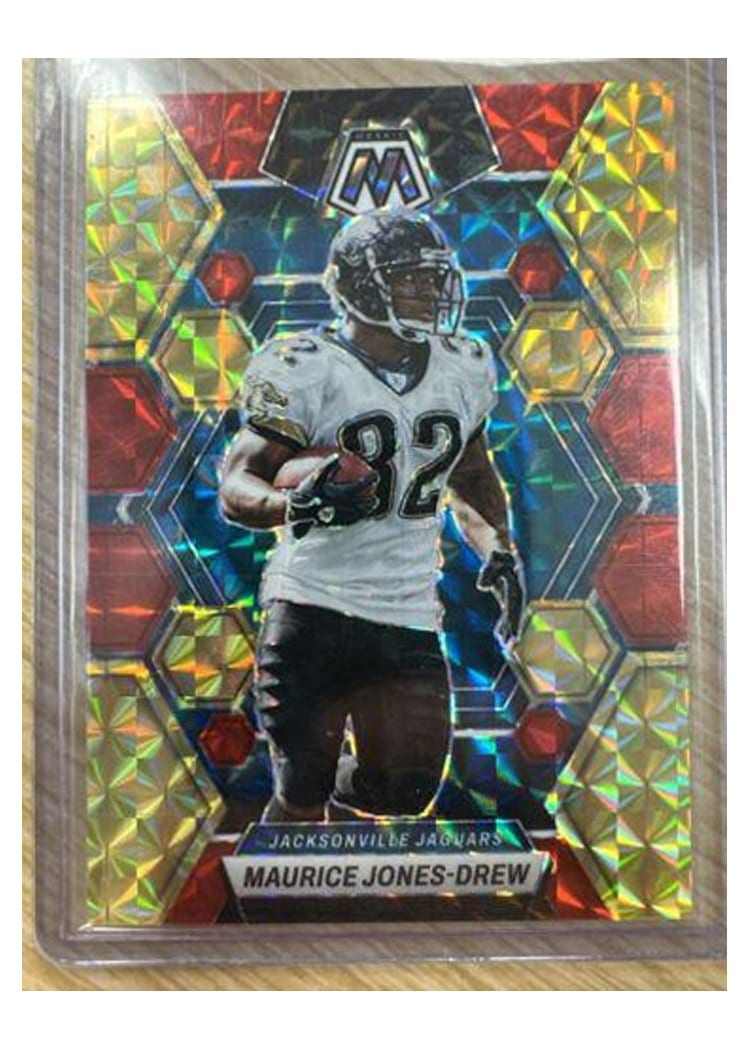 2023 Panini Mosaic Base Set Maurice Jones-Drew Choice Fusion Red Yellow #108 card