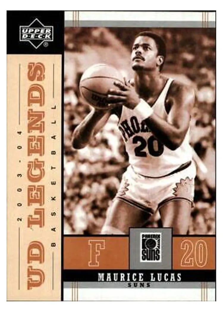 2003 Upper Deck Legends Throwback Maurice Lucas #72 card