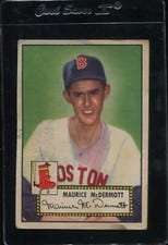 1952 Topps Maurice McDermott #119 card