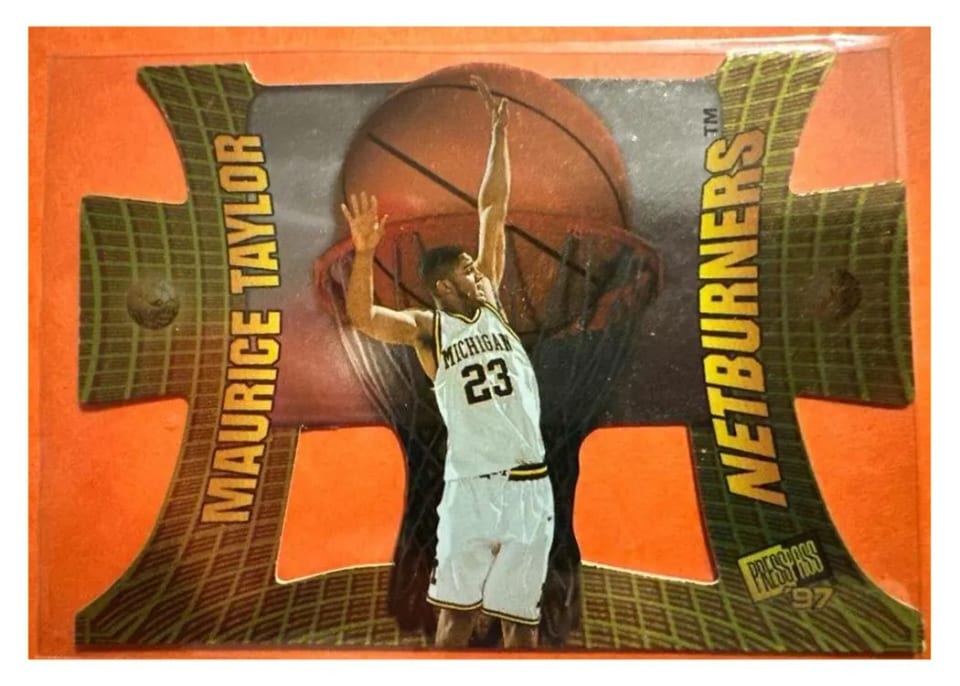 1997 Press Pass Net Burners Maurice Taylor #NB20 card