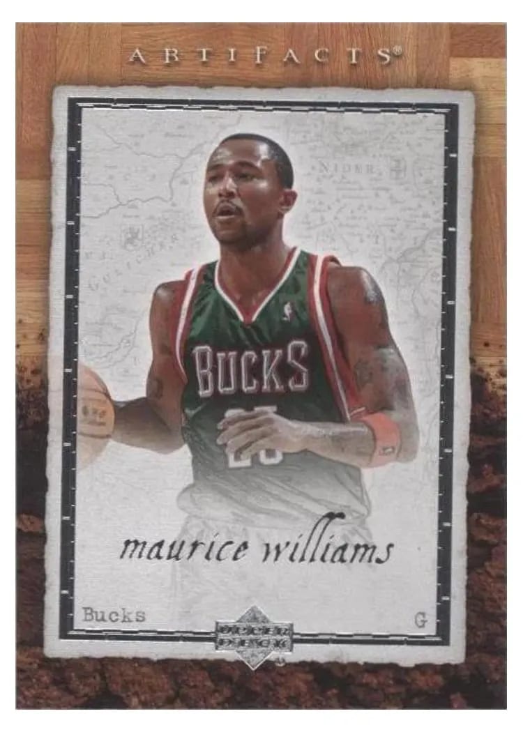2007 Upper Deck Artifacts Maurice Williams #52 card