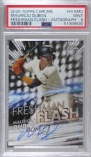2020 Topps Chrome Freshman Flash Autograph Mauricio Dubon #FFA-MD card