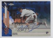 2020 Topps Chrome Sapphire Edition Rookie Autographs Mauricio Dubon #CSA-MD card
