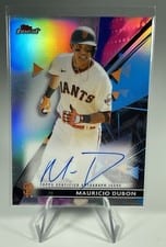 2021 Topps Finest Autographs Mauricio Dubon #FA-MD card