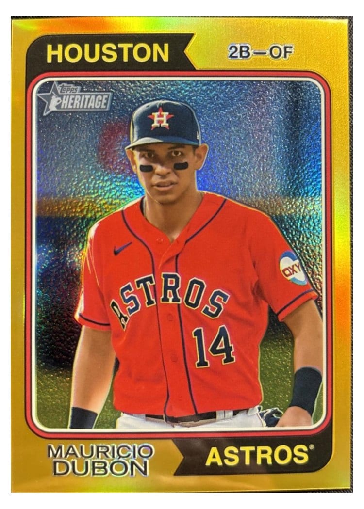 2023 Topps Heritage Base Set Mauricio Dubon #653 card